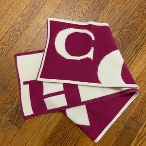 Coach wool blend scarf